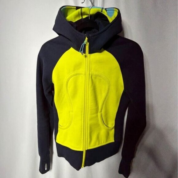 Lululemon scuba hoodie Colour block Size 6 Brand condition - Picture 1 of 10